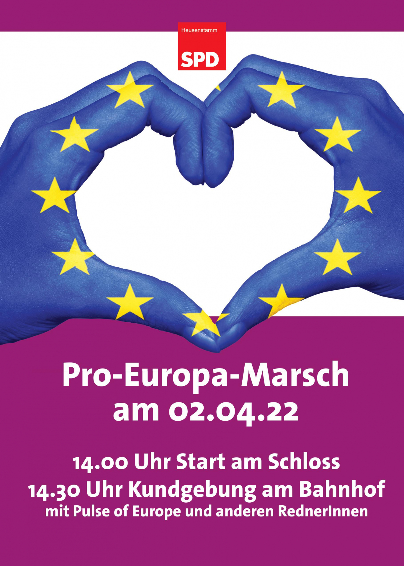 Europa Marsch 2022 Front